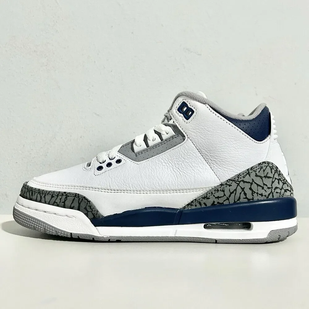 Air Jordan 3 Retro GS “Midnight Navy” Kids Size 6Y B-Grade Lifestyle Sneakers